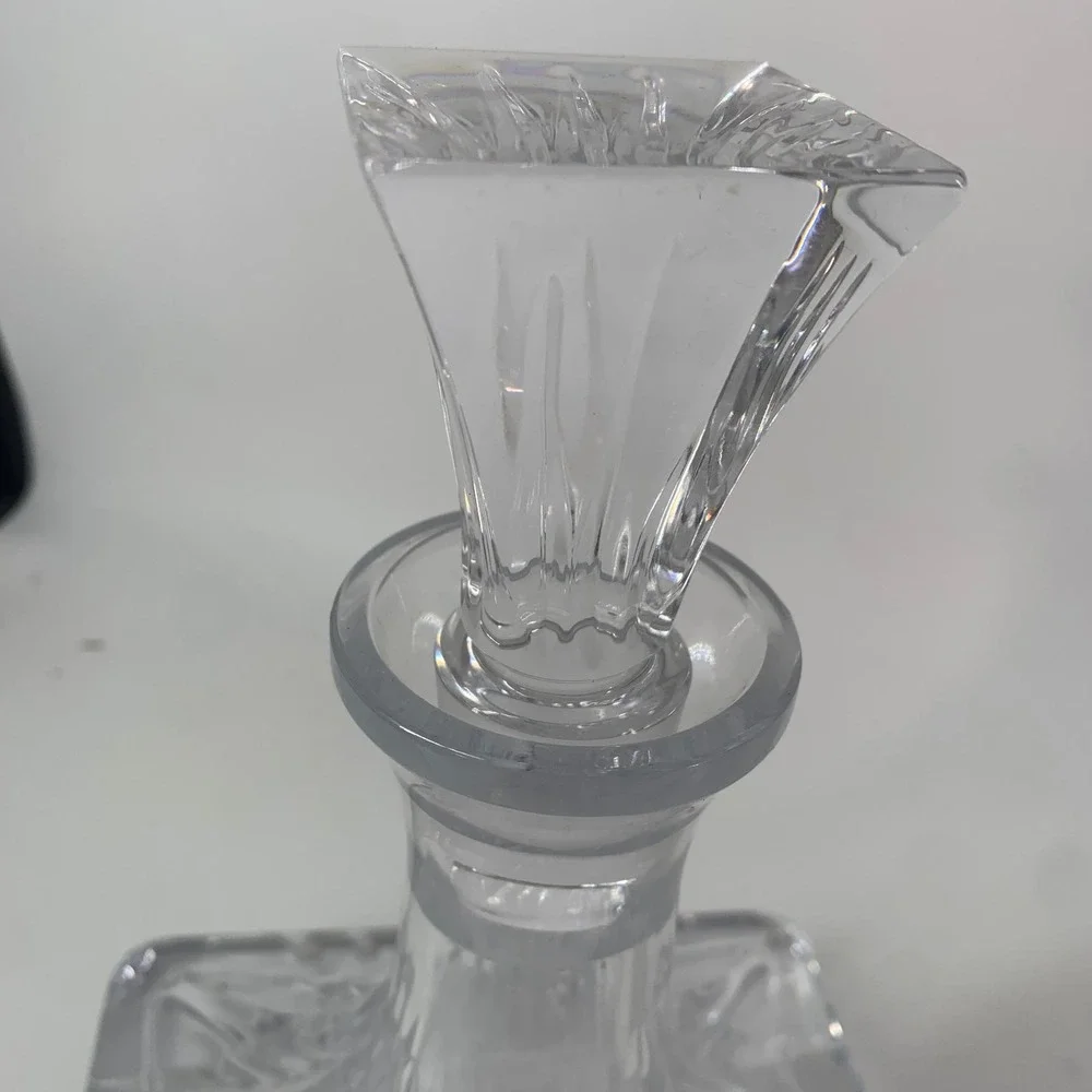 Waterford Crystal Clarion Ships Decanter Square Lead Crystal Made in Slovenia